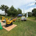 ちびっこショベルカー乗車体験ブース