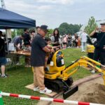 ちびっこショベルカー乗車体験ブース