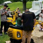 ちびっこショベルカー乗車体験ブース