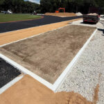 倉敷作陽大学 砂場の砂補充