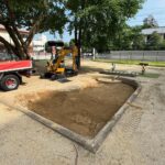 児童公園内の砂場整備