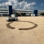 仏送りの盛砂設置