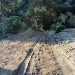 畑の真砂土の撤去