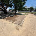 児童公園内の砂場整備