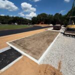 倉敷作陽大学 砂場の砂補充